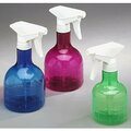 Arrow Plastics Mfg 000 8oz Spray Bottle Translucent Asst. Colors 24